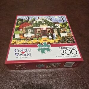 Buffalo Charles Small Talk 300 Piece Jigsaw Puzzle w/Poster